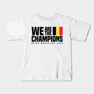 Qatar World Cup Champions 2022 - Belgium Kids T-Shirt